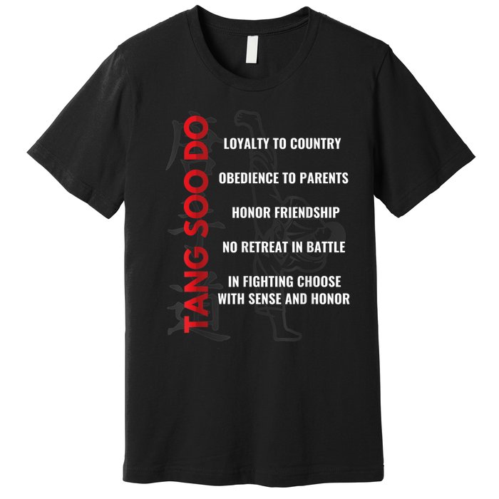 Tang Soo Do Martial Arts Karate Training Premium T-Shirt