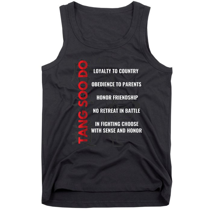 Tang Soo Do Martial Arts Karate Training Tank Top