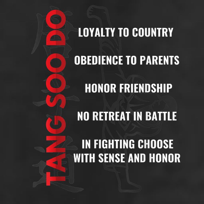 Tang Soo Do Martial Arts Karate Training Golf Towel