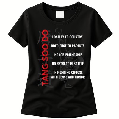 Tang Soo Do Martial Arts Karate Training Womens T-Shirt
