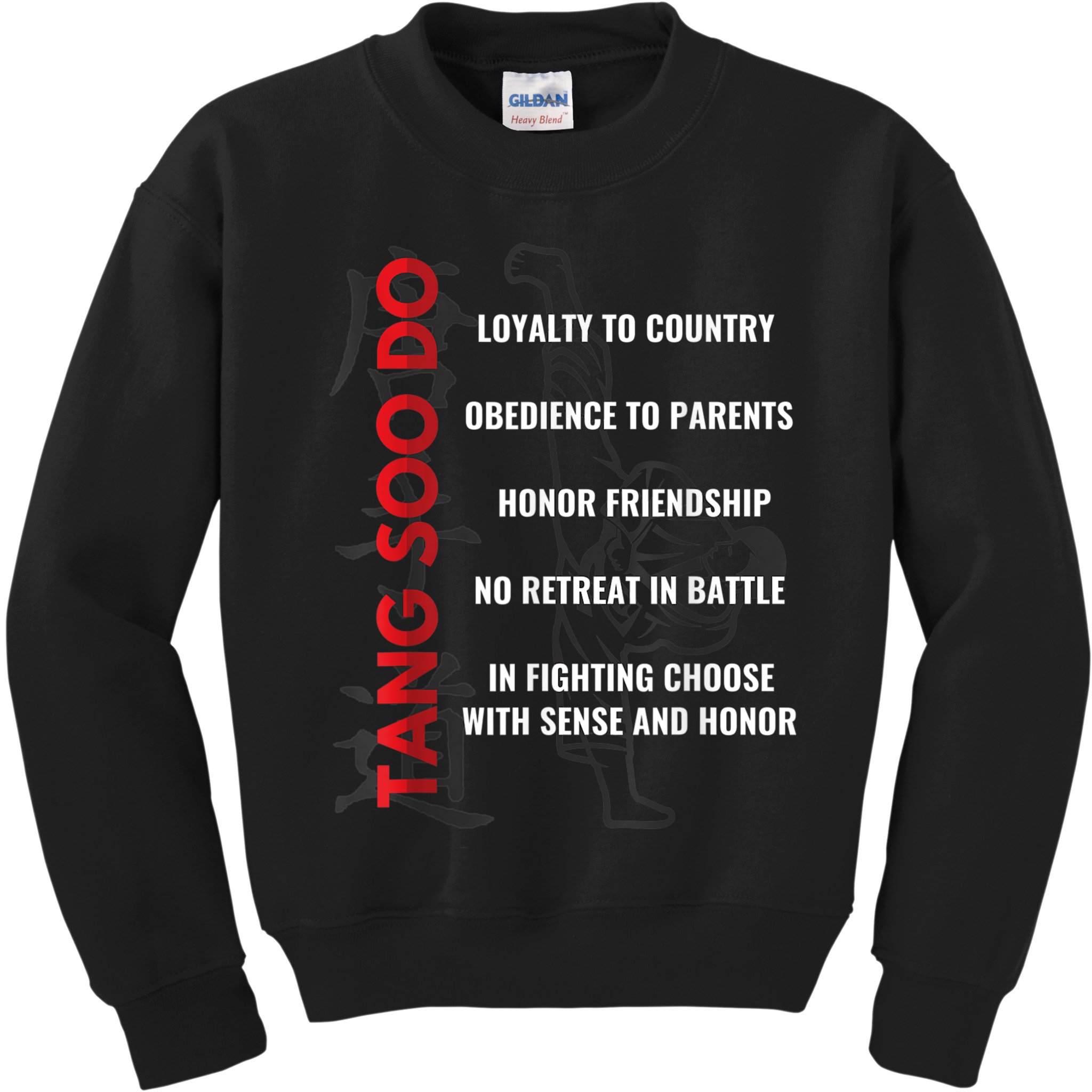 Tang Soo Do Martial Arts Karate Training Kids Sweatshirt
