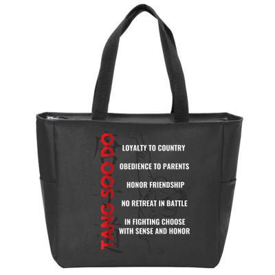 Tang Soo Do Martial Arts Karate Training Zip Tote Bag