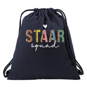 Test STAAR Day Squad Mode On Teacher Testing Day Student Drawstring Bag