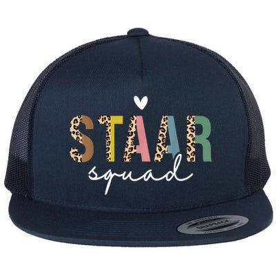 Test STAAR Day Squad Mode On Teacher Testing Day Student Flat Bill Trucker Hat