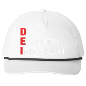 Tami Sawyer Duly Elected Individual Dei Snapback Five-Panel Rope Hat