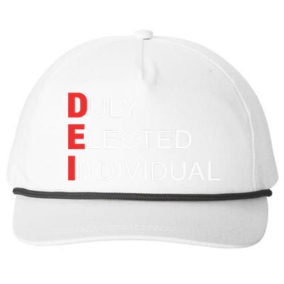 Tami Sawyer Duly Elected Individual Dei Snapback Five-Panel Rope Hat