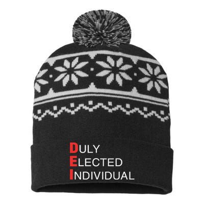 Tami Sawyer Duly Elected Individual Dei USA-Made Snowflake Beanie