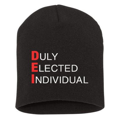 Tami Sawyer Duly Elected Individual Dei Short Acrylic Beanie