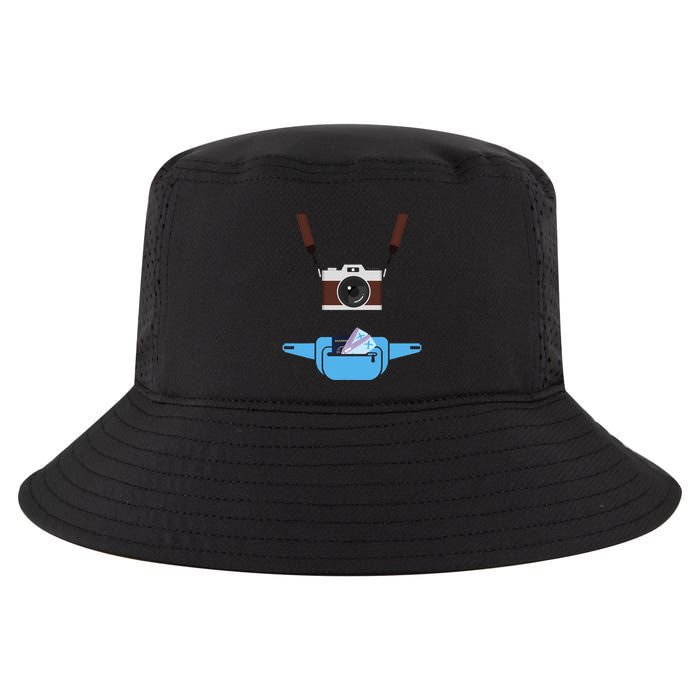 Tourist Spirit Day Camera Passport Fannypack Cool Comfort Performance Bucket Hat