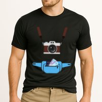 Tourist Spirit Day Camera Passport Fannypack Cooling Performance Crew T-Shirt
