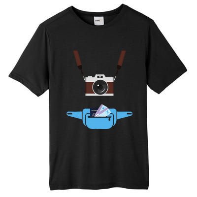 Tourist Spirit Day Camera Passport Fannypack Tall Fusion ChromaSoft Performance T-Shirt