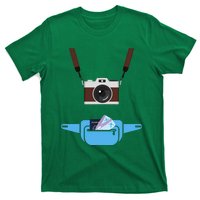 Tourist Spirit Day Camera Passport Fannypack T-Shirt