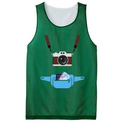 Tourist Spirit Day Camera Passport Fannypack Mesh Reversible Basketball Jersey Tank