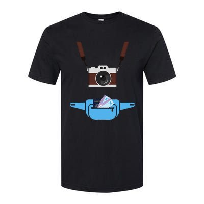 Tourist Spirit Day Camera Passport Fannypack Softstyle CVC T-Shirt