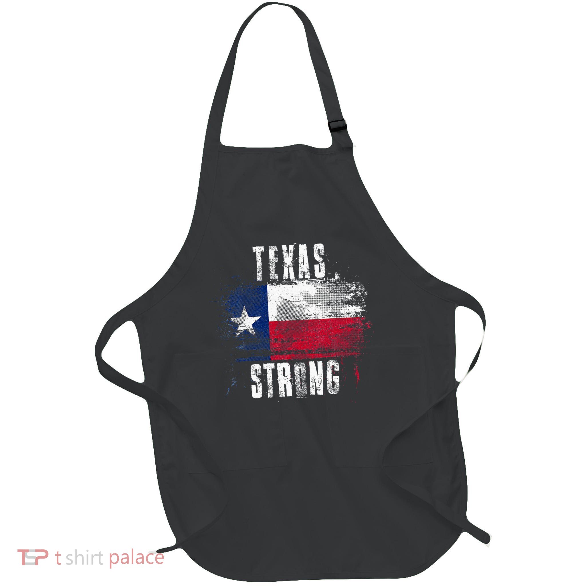 Texas Strong Distressed Flag Texan Pride Apron