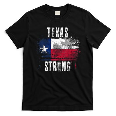 Texas Strong Distressed Flag Texan Pride T-Shirt