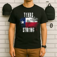 Texas Strong Distressed Flag Texan Pride T-Shirt