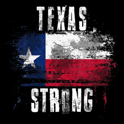 Texas Strong Distressed Flag Texan Pride T-Shirt