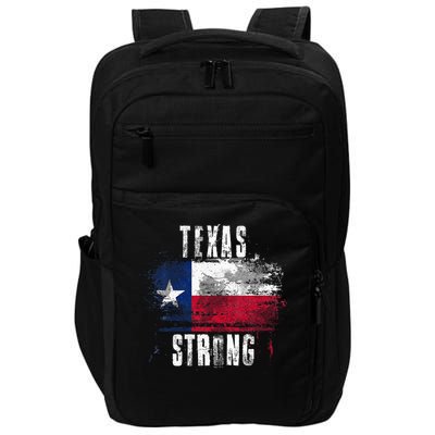 Texas Strong Distressed Flag Texan Pride Impact Tech Backpack