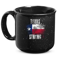 Texas Strong Distressed Flag Texan Pride 15oz Campfire Ceramic Mug