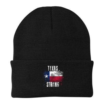 Texas Strong Distressed Flag Texan Pride Beanie