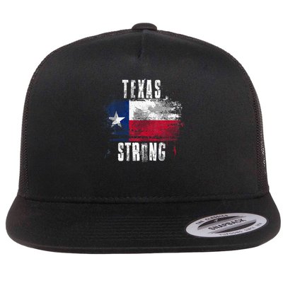 Texas Strong Distressed Flag Texan Pride Flatbill Hat