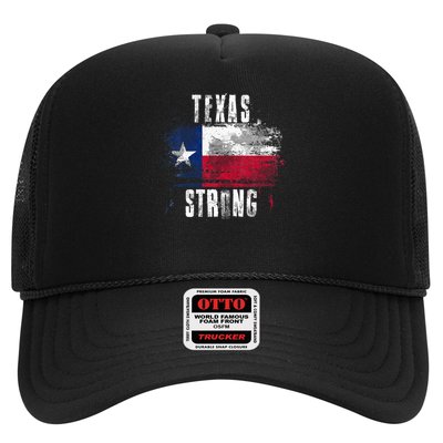 Texas Strong Distressed Flag Texan Pride Trucker Hat