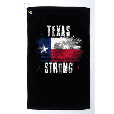 Texas Strong Distressed Flag Texan Pride Golf Towel