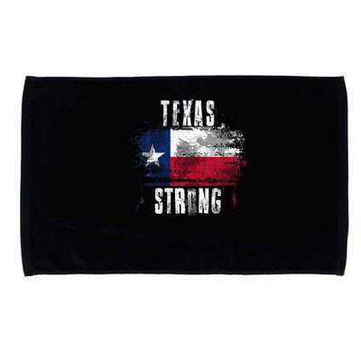 Texas Strong Distressed Flag Texan Pride Microfiber Hand Towel