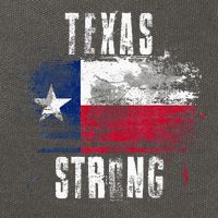 Texas Strong Distressed Flag Texan Pride Cotton Canvas Backpack
