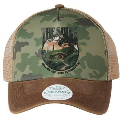 The Shire Distressed Fantasy Merch Tolkien Aragorn Frodo Baggin Legacy Tie Dye Trucker Hat