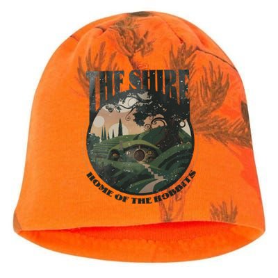 The Shire Distressed Fantasy Merch Tolkien Aragorn Frodo Baggin Kati - Camo Knit Beanie