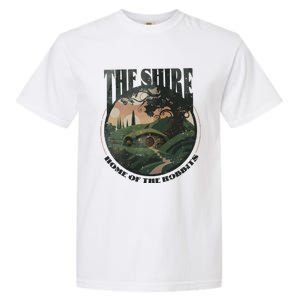 The Shire Distressed Fantasy Merch Tolkien Aragorn Frodo Baggin Garment-Dyed Heavyweight T-Shirt