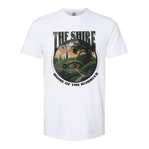 The Shire Distressed Fantasy Merch Tolkien Aragorn Frodo Baggin Softstyle CVC T-Shirt