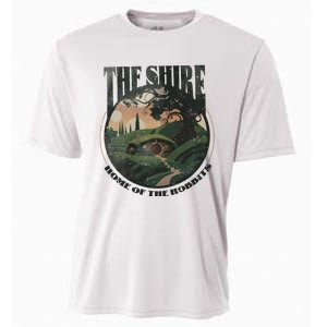 The Shire Distressed Fantasy Merch Tolkien Aragorn Frodo Baggin Cooling Performance Crew T-Shirt