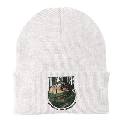 The Shire Distressed Fantasy Merch Tolkien Aragorn Frodo Baggin Knit Cap Winter Beanie