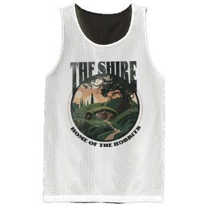 The Shire Distressed Fantasy Merch Tolkien Aragorn Frodo Baggin Mesh Reversible Basketball Jersey Tank