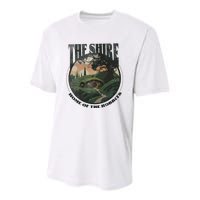 The Shire Distressed Fantasy Merch Tolkien Aragorn Frodo Baggin Youth Performance Sprint T-Shirt