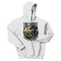 The Shire Distressed Fantasy Merch Tolkien Aragorn Frodo Baggin Kids Hoodie