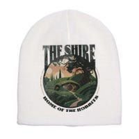 The Shire Distressed Fantasy Merch Tolkien Aragorn Frodo Baggin Short Acrylic Beanie