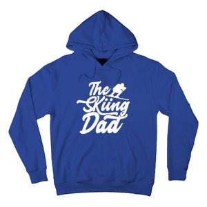 The Skiing Dad Ski Skier Father Gift Hoodie