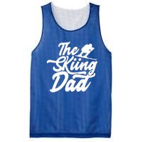 The Skiing Dad Ski Skier Father Gift Mesh Reversible Basketball Jersey Tank