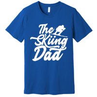 The Skiing Dad Ski Skier Father Gift Premium T-Shirt