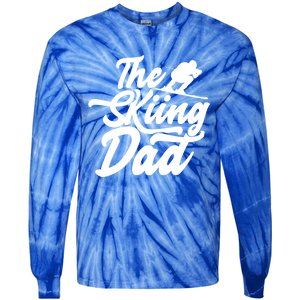 The Skiing Dad Ski Skier Father Gift Tie-Dye Long Sleeve Shirt