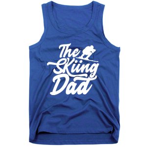 The Skiing Dad Ski Skier Father Gift Tank Top