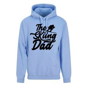 The Skiing Dad Ski Skier Father Gift Unisex Surf Hoodie