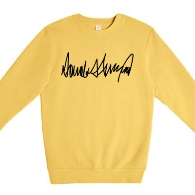 Trump Signature Design Meaningful Gift Premium Crewneck Sweatshirt