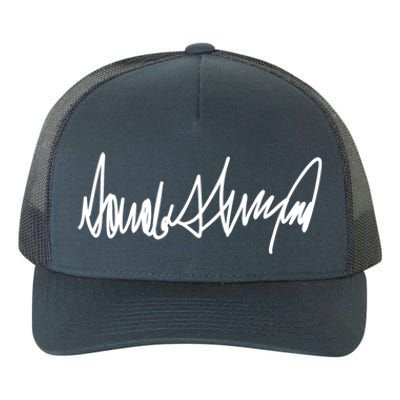 Trump Signature Design Meaningful Gift Yupoong Adult 5-Panel Trucker Hat