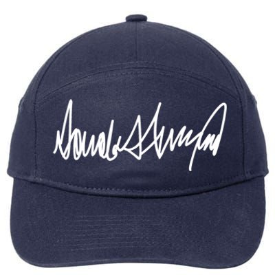 Trump Signature Design Meaningful Gift 7-Panel Snapback Hat