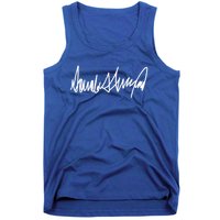 Trump Signature Design Gift Tank Top